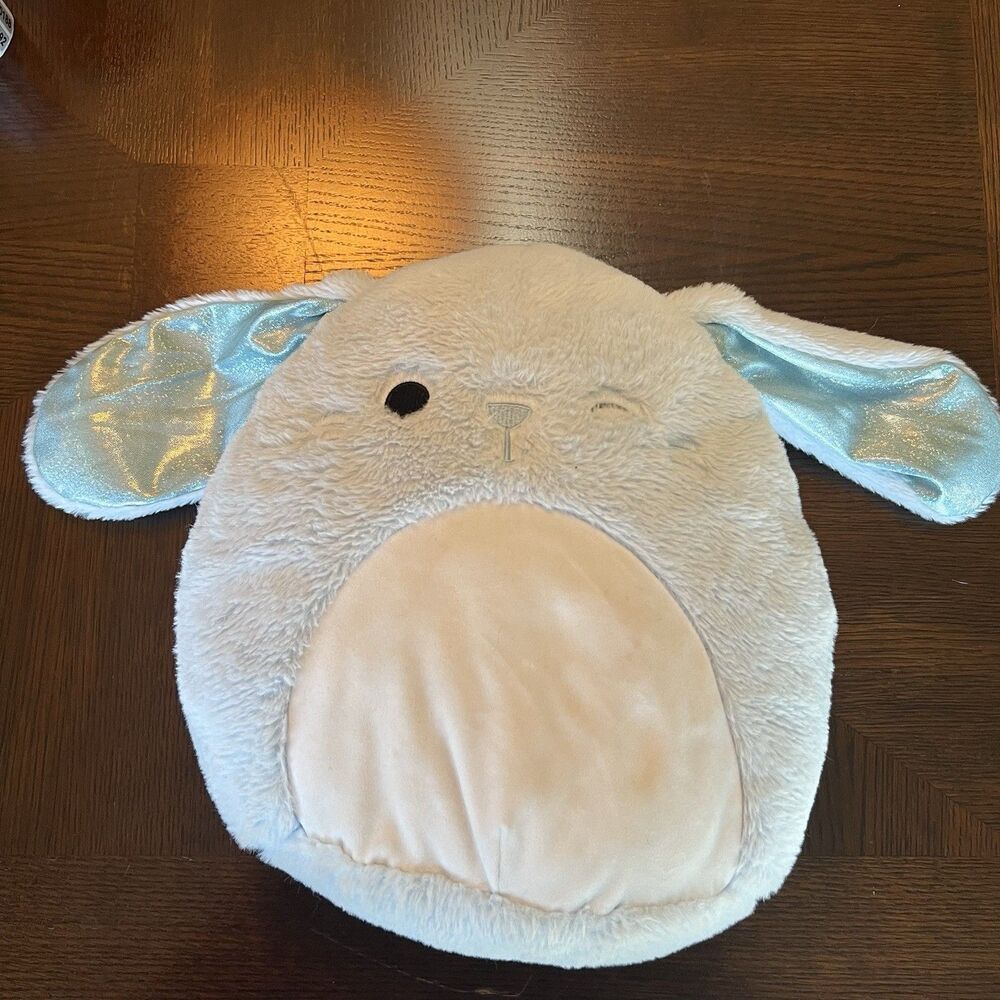 Squishmallows Fuzz A Mallows Blue/White Bunny Plush Soft Easter 2023 PA-101339